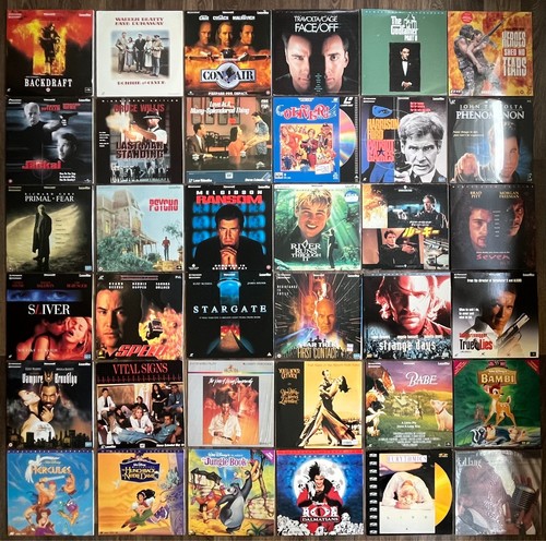 Laserdisc job lot - job, x